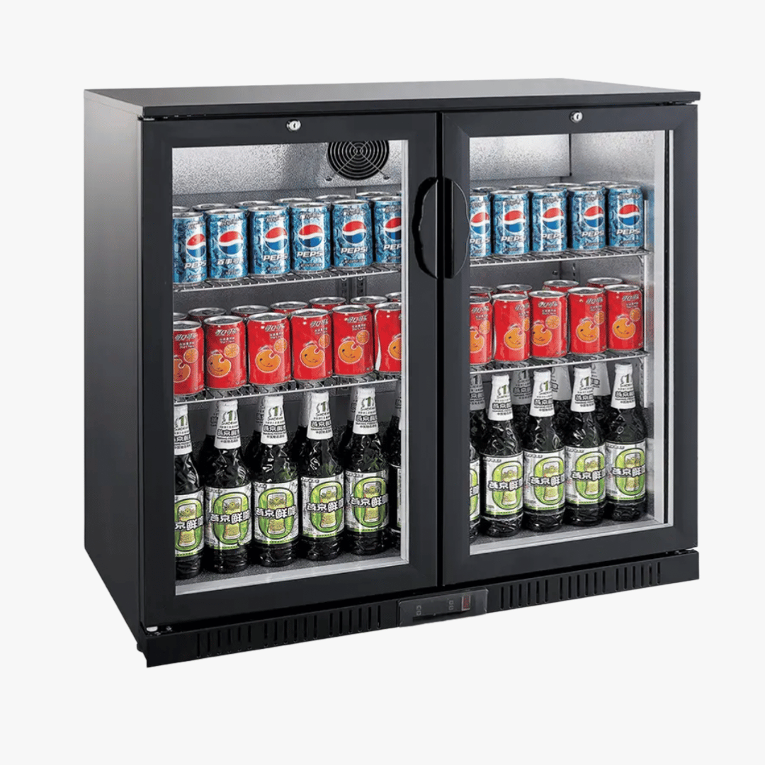Undercounter 2 Door Bar Cooler [Hinged]-BAR02PP