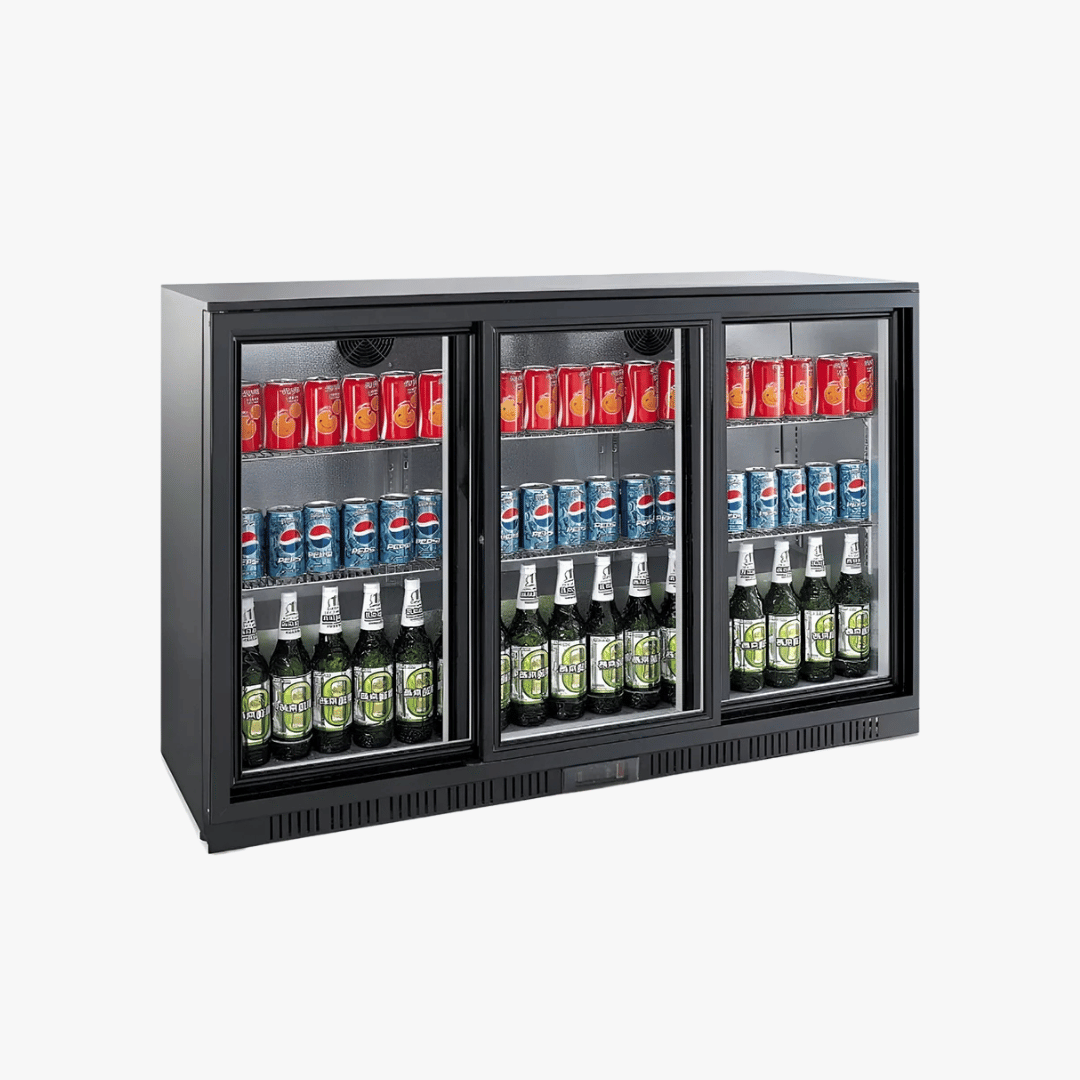 Undercounter 3 Door Bar Cooler [Sliding]